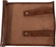 DRESSOOS Dice Bag Organizing Dice Storage Pu Leather Rolling Dice Holder Compact Dice Storage Bag Portable Dice Organizer