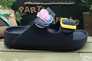 Party Animals Peppa Pig 佩佩豬 喬治豬 輕量拖鞋 勃肯拖鞋 魔鬼氈 防水止滑