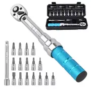 COTOUXKER Bike Torque Wrench Set, 1/4 Inch Drive Torque Wrench 2 to 14 Nm Bic...