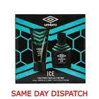 2 Pack Umbro Ice Duo Set Gift For Him Shower Gel and Eau de Toilette for Him