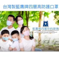 在飛比找蝦皮購物優惠-藍鷹牌 台灣製 立體高防護口罩(四層)成人 兒童50入