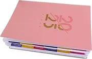 SECFOU Daily Planner Book Household Notebook for Plans Notes and Memos Smooth Writing Paper Portable Design for Office Classroom and Home Use present for