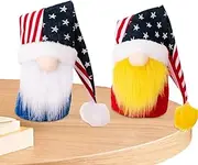 [Generic] 4th of July Gnomes - Faceless Doll Independence Day Gnomes,Non Fading Soft Patriotic Faceless Gnomes for Independence Day, Presidents Day