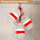 Rust-resistant Door Hanger Space-saving Hook Metal Coat Rack with Strong