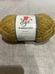 NEW Yarn Bee Lot Yarn Cozy Occasion Mustard 3.5 oz 317 yd