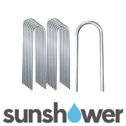 Galvanised Steel Pins for Drip Tube and Poly Pipe [Box of 500]
