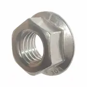 6-32 Stainless Steel Flange Nuts Serrated Base Lock Anti Vibration Qty 2500