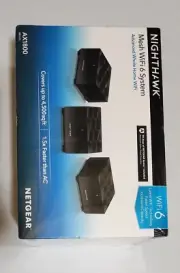 NETGEAR AX1800 Dual Band MK63S-100NAS Mesh WiFi 6 System New Sealed+ Free Shippi