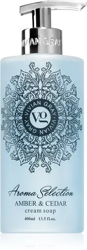 Vivian Gray Aroma Selection Amber & Cedar Liquid Cream Soap 400ml