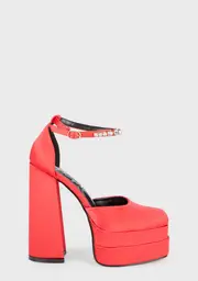 [Lemon Drop by Privileged] Typhoon Platform Heels - Red