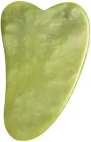 Jade Massage Roller Set Guasha Board Double Heads Jade Roller Face Natural Stone Massage Beauty Neck(Type h)