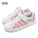 ADIDAS 童鞋 GRAND COURT MINNIE EL K 白 粉紅 魔鬼氈 小朋友 迪士尼 米妮 黛西 GY6629