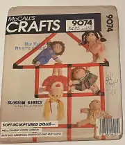 McCalls Crafts pattern soft doll & clothes fits Cabbage Patch vintage 1984 UNCUT