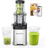 Cold Press Juicer, Juicer Machines - 3.1" Large Feed Chute for Whole Fruits & Ve