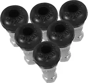 Valve Stem Kit 6pcs Set High Strength Tubeless Valve Stems for Car Truck Tires Rubber