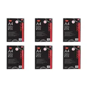 6x Jasart A4 Studio Display Book School Artworks Protector/Organiser 40 Pockets