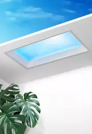 Blue Sky Light LED Panel Day Sunshine Ceiling Light Dimmable Roof Window Lamp