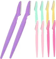 Generic 10pcs Portable Eyebrow Trimmer Eyebrow Remover Eyebrow Shaping Tool Eyebrow Razor Eyebrow Shaper Rosy