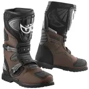 All Terrain Adventure Brown Waterproof Motorcycle Boots