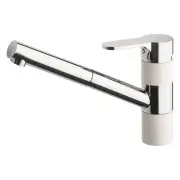 Armando Vicario ISA Pull Out Kitchen Mixer Tap - Chrome/Alpina