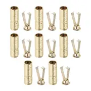 Shoelace Tips 16Pcs Shoelace Head Tips for Shoes String Light Gold Tone Style a