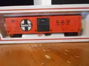 HO Scale Train Bachmann #76336 Santa Fe 50' Steel Reefer #55360