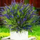Artificial Plants Outdoor, 22 Pcs Fake Flowers UV Resistant Outdoor Fake Plan...