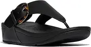 [FitFlop] Women's Lulu Resin Buckle Leather Toe Post Sandals