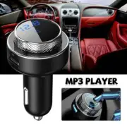 Car Bluetooth 5.0 MP3 Player FM Transmitter Wireless Radio 2 USB Charger Adapter