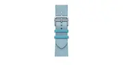 Apple Watch Hermès — 45-mm Bleu Céleste/Écru Toile H Single Tour
