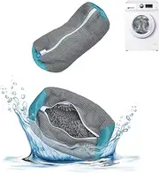 [Moonchim] Shoe Washing Machine Bag, Shoe Washing Bag,Laundry Bag for Shoes,Shoe Laundry Bag, Sneaker Cleaning Laundry Shoe Bag for Washer Dryer(2Pcs Gray+2Pcs Transparent Shoe Bag)