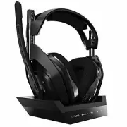 ASTRO Gaming A50 Wireless Gaming Headset Base Station Gen 4 for PS4 PC - Bla