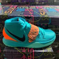 在飛比找Yahoo!奇摩拍賣優惠-全新正品 NIKE KYRIE 6 湖水藍 白豹紋 BQ55