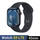 Apple Watch S9 LTE 45mm午夜鋁錶殼配午夜運動錶帶(S/M)