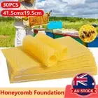 30PCS Honeycomb Foundation Bee Hive Wax Frames Waxing Beekeeping Equipment Bee