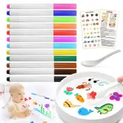 Magical Water Painting Pen-12 Colors Double Ended, Erasing Whiteboard Marker,...