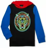 NWT Wonder Nation Boys Long Sleeve Pullover Hoodie Shirt Big Kid Youth M (8)