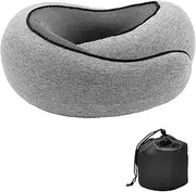 YQQZQ U-Shaped Pillow for Airplanes Cars Office,Bring Comfort of Flying Protecting Neck Memory Foam 360 Degree Comfort and Breathability Neck Pillow