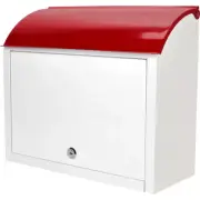 Retro Locking Wall Mount Small Mailbox Waterproof Mailbox+2keys Secure Mount