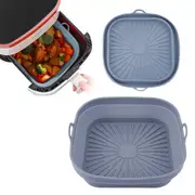 Air Fryer Silicone Pot Baking Tray Basket Mat Oven Accessories Reusable Foldable