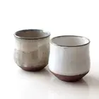 Teacup stylish Seto-yaki pottery teacup bowl Japanese-style Japanes From Japan