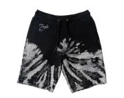 Prps Parliament Black/Tie Dye Swirl Men's Fleece Shorts E100P32SH-MLT