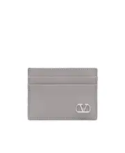 Valentino VLogo Signature Card Case One size Gray