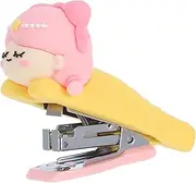 Angoily Cute Mermaid Mini Stapler Creative Portable Stapler for Desk Fun Office Supplies for Students Present for Teachers and Students Handles Papers and Notes