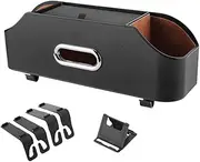 Car Seat Back Organizer with Cup Holder, Multifunctional Storage Box, Tissue Box with Hooks, Automotive Seat Back Organizers, Car Travel Accessories