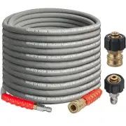 Hourleey Pressure Washer Hose 50FT Kink Resistant High Tensile Wire Power Was...