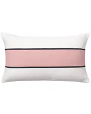 Brooks Brothers Striped Color Blocked Decorative Cotton Pillow