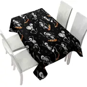 Halloween Funny Skeletons Tablecloth