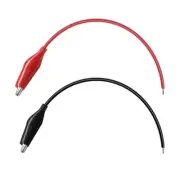 Alligators Clip Electrical Test Cable Single End Crocodiles Clip Jumpers Wire