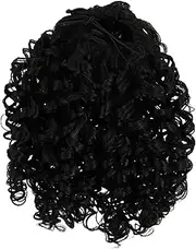 HAKIDZEL Elastic Mesh Ponytail Long Curly Ponytail Extension Women's Hair Piece Comfortable to Wear